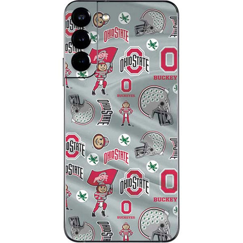 Ohio State University Pattern Galaxy S22 Plus Skin